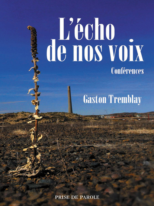 Title details for Écho de nos voix by Gaston Tremblay - Available